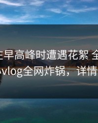 神秘人在早高峰时遭遇花絮 全网炸裂，糖心vlog全网炸锅，详情点击