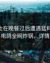 业内人士在晚餐过后遭遇猛料 出乎意料，电鸽全网炸锅，详情围观